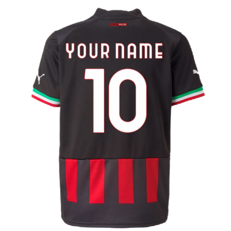 2022-2023 AC Milan Home Shirt (Kids) (Your Name)