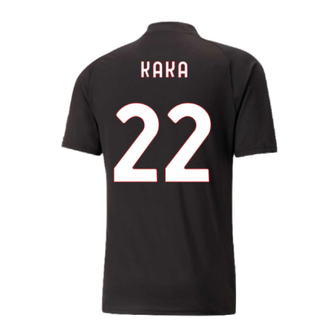 2022-2023 AC Milan Pre-Match Jersey (Black-Red) (KAKA 22)