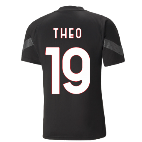 2022-2023 AC Milan Training Jersey (Black) - Kids (THEO 19)