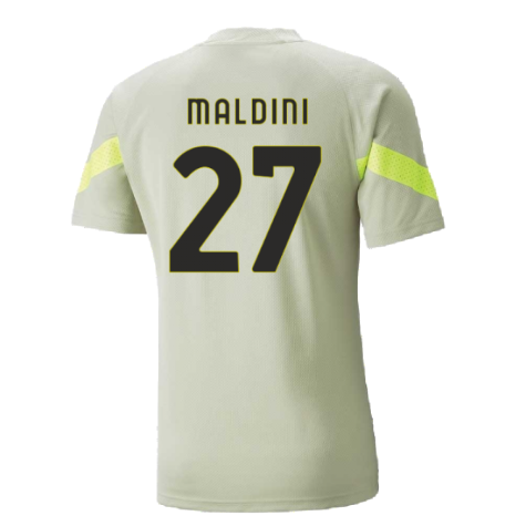 2022-2023 AC Milan Training Jersey (Spring Moss) (MALDINI 27)