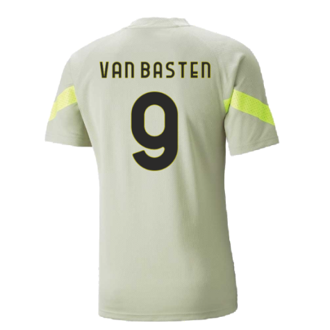 2022-2023 AC Milan Training Jersey (Spring Moss) (VAN BASTEN 9)