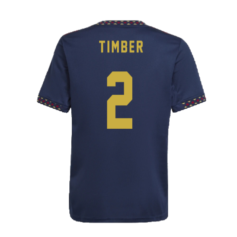 2022-2023 Ajax Away Shirt (Kids) (TIMBER 2)