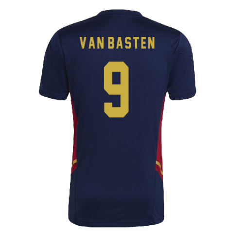 2022-2023 Ajax Training Jersey (Navy) (VAN BASTEN 9)