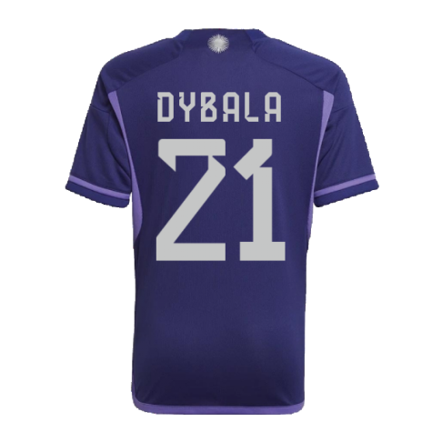 2022-2023 Argentina Away Shirt (Kids) (DYBALA 21)