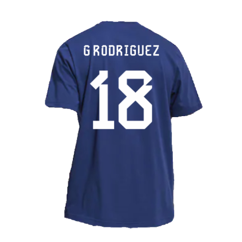 2022-2023 Argentina DNA Graphic Tee (Night Indigo) (G RODRIGUEZ 18)