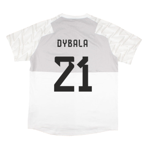 2022-2023 Argentina Game Day Travel Tee (White) (DYBALA 21)