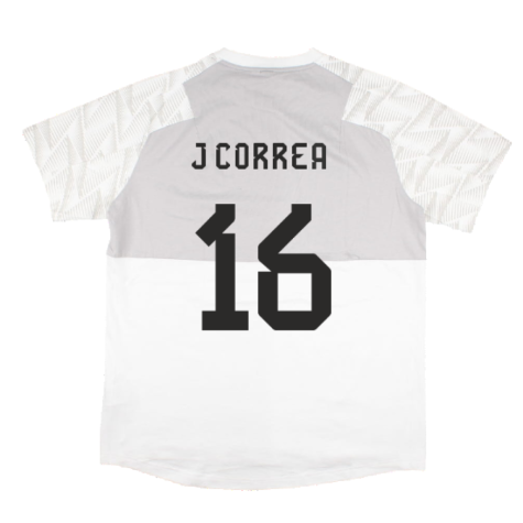 2022-2023 Argentina Game Day Travel Tee (White) (J CORREA 16)