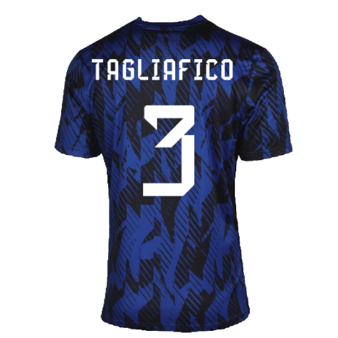 2022-2023 Argentina Pre-Match Shirt (Blue) (TAGLIAFICO 3)