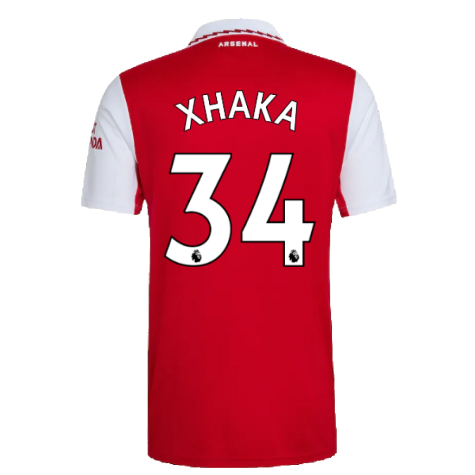 2022-2023 Arsenal Home Shirt (XHAKA 34)