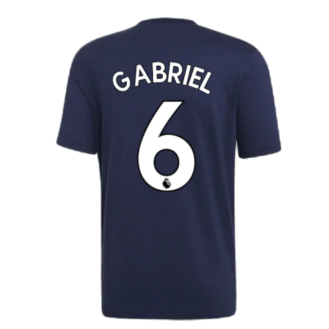 2022-2023 Arsenal LC HC Tee (Navy) (GABRIEL 6)