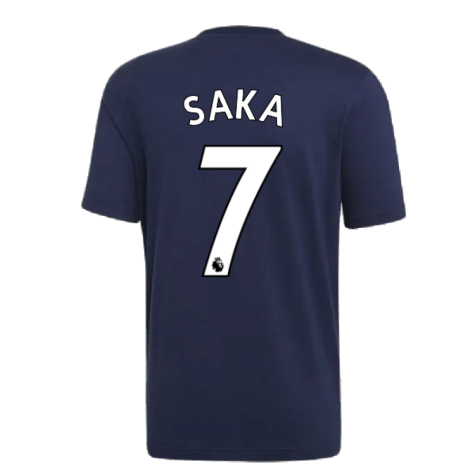 2022-2023 Arsenal LC HC Tee (Navy) (SAKA 7)