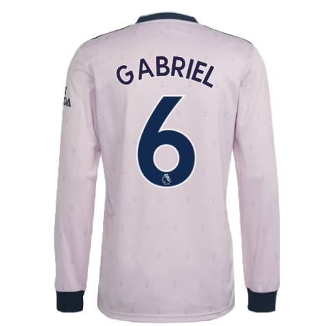 2022-2023 Arsenal Long Sleeve Third Shirt (GABRIEL 6)