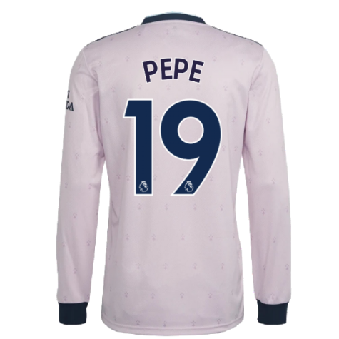 2022-2023 Arsenal Long Sleeve Third Shirt (PEPE 19)