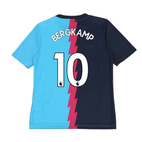 2022-2023 Arsenal Pre-Match Jersey (Blue) - Kids (BERGKAMP 10)