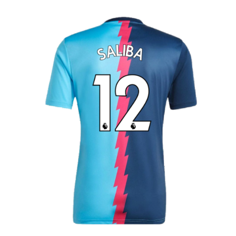 2022-2023 Arsenal Pre-Match Jersey (Blue) (SALIBA 12)