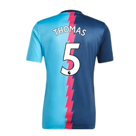 2022-2023 Arsenal Pre-Match Jersey (Blue) (Thomas 5)