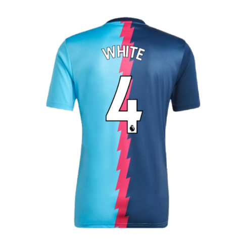 2022-2023 Arsenal Pre-Match Jersey (Blue) (WHITE 4)