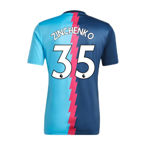 2022-2023 Arsenal Pre-Match Jersey (Blue) (ZINCHENKO 35)