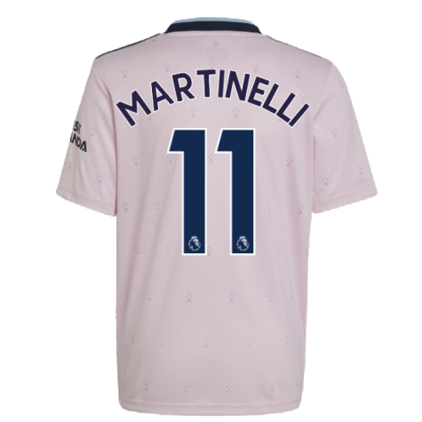 2022-2023 Arsenal Third Shirt (Kids) (MARTINELLI 11)