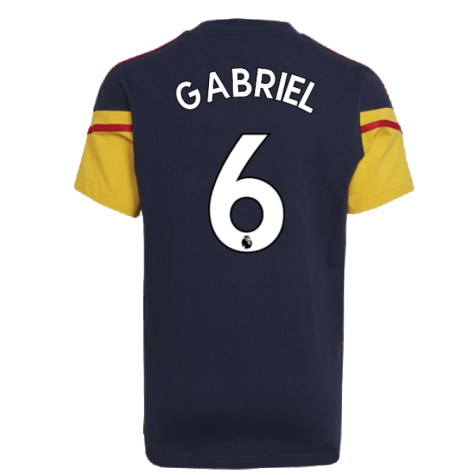 2022-2023 Arsenal Training Tee (Navy) (GABRIEL 6)