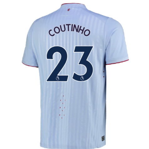 2022-2023 Aston Villa Authentic Pro Away Shirt (Coutinho 23)