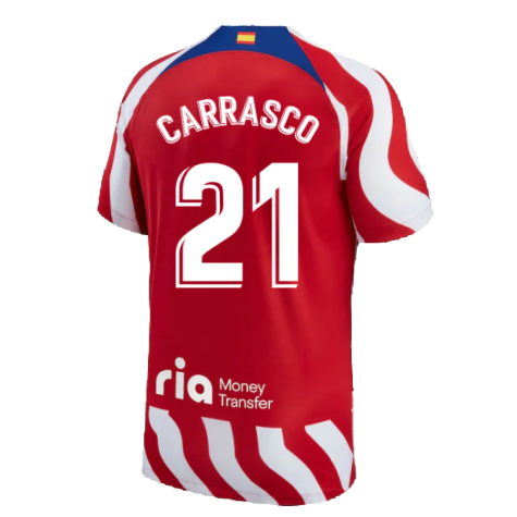 2022-2023 Atletico Madrid Home Shirt (CARRASCO 21)
