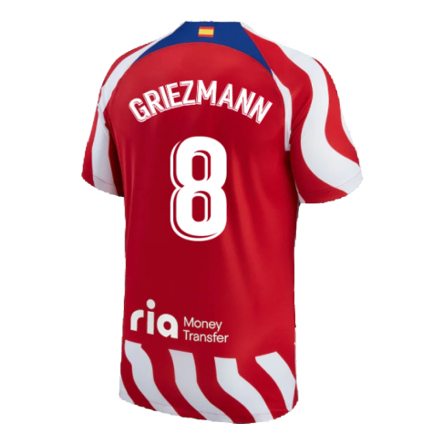 2022-2023 Atletico Madrid Home Shirt (GRIEZMANN 8)