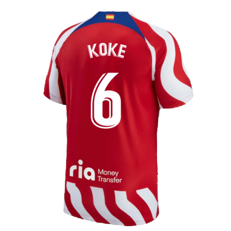 2022-2023 Atletico Madrid Home Shirt (KOKE 6)