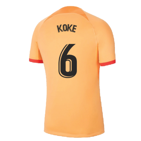 2022-2023 Atletico Madrid Vapor 3rd Shirt (KOKE 6)