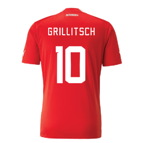 2022-2023 Austria Home Shirt (GRILLITSCH 10)