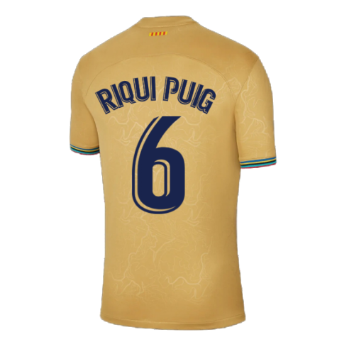 2022-2023 Barcelona Away Shirt (RIQUI PUIG 6)