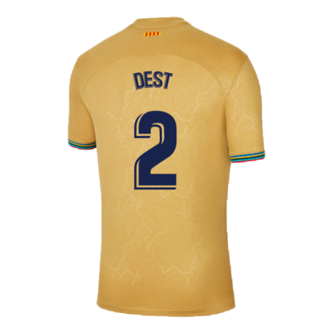 2022-2023 Barcelona Away Shirt (Sponsored) (DEST 2)