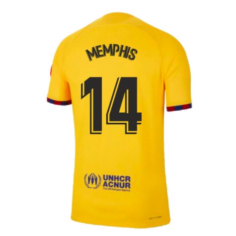 2022-2023 Barcelona Fourth Vapor Shirt (MEMPHIS 14)