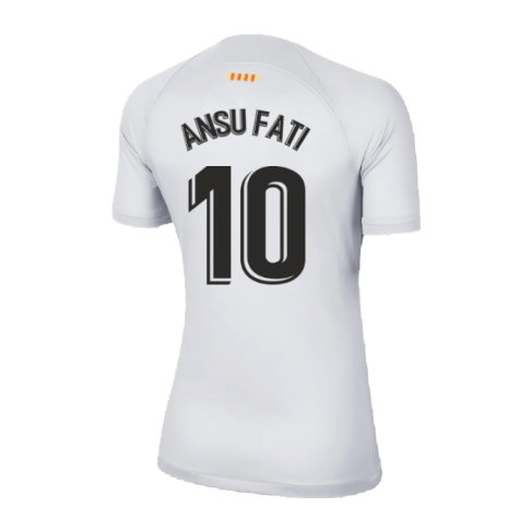 2022-2023 Barcelona Third Shirt (Ladies) (ANSU FATI 10)