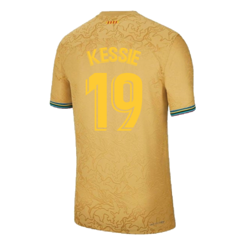 2022-2023 Barcelona Vapor Away Shirt (KESSIE 19)