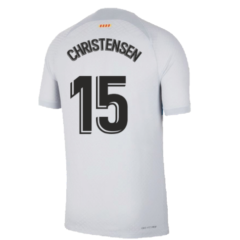 2022-2023 Barcelona Vapor Match Third Shirt (CHRISTENSEN 15)
