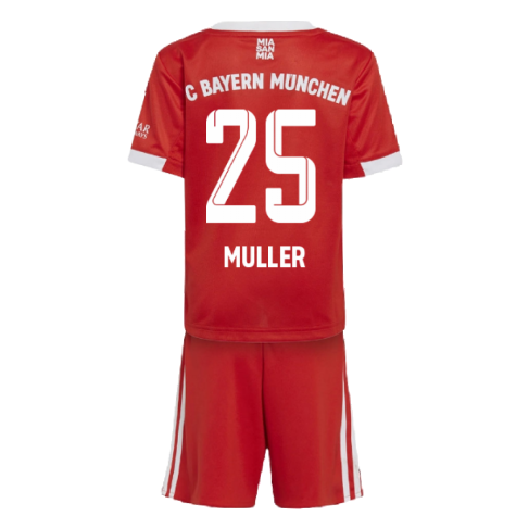 2022-2023 Bayern Munich Home Mini Kit (MULLER 25)