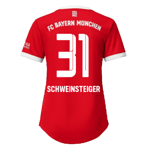 2022-2023 Bayern Munich Home Shirt (Ladies) (SCHWEINSTEIGER 31)