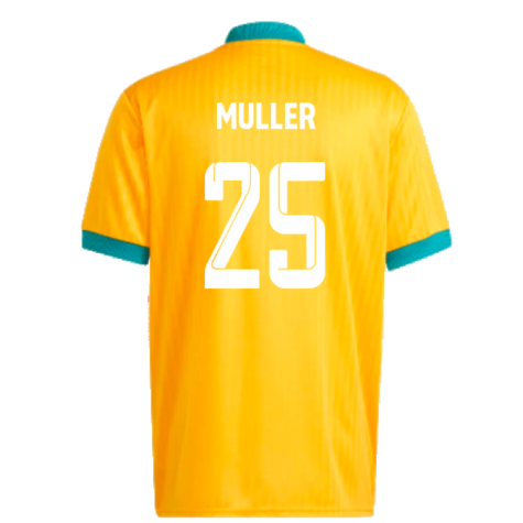 2022-2023 Bayern Munich Icon Jersey (Gold) (MULLER 25)