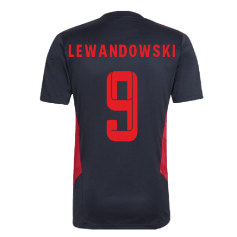 2022-2023 Bayern Munich Training Shirt (Black) (LEWANDOWSKI 9)