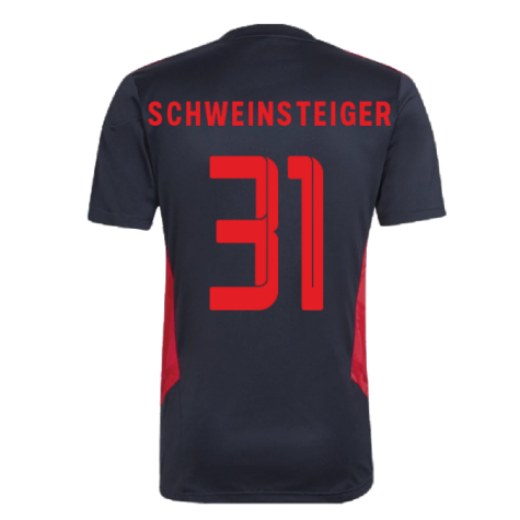 2022-2023 Bayern Munich Training Shirt (Black) (SCHWEINSTEIGER 31)