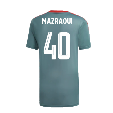 2022-2023 Bayern Munich Training Shirt (Raw Green) (MAZRAOUI 40)