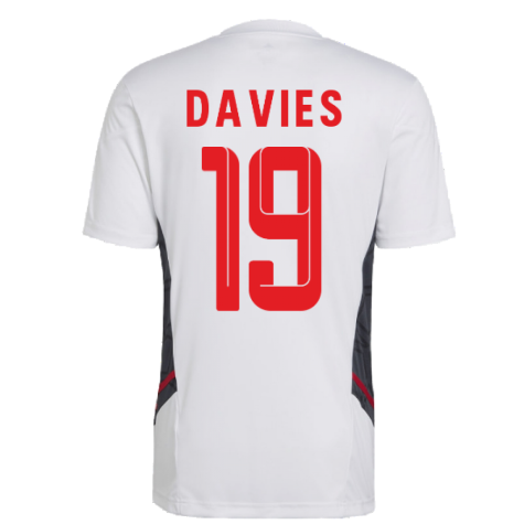 2022-2023 Bayern Munich Training Shirt (White) (DAVIES 19)