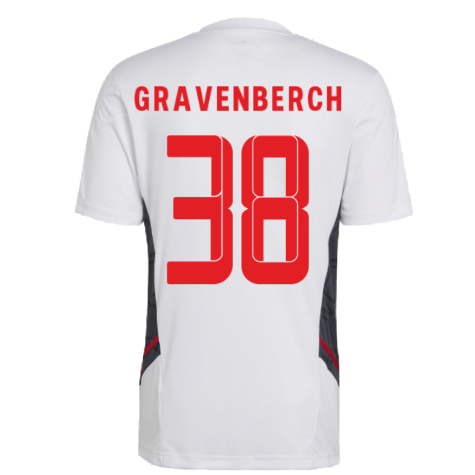 2022-2023 Bayern Munich Training Shirt (White) (GRAVENBERCH 38)