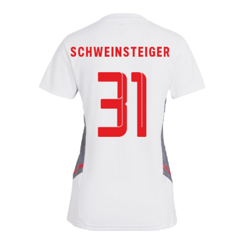 2022-2023 Bayern Munich Training Shirt (White) - Ladies (SCHWEINSTEIGER 31)