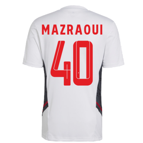 2022-2023 Bayern Munich Training Shirt (White) (MAZRAOUI 40)