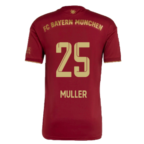 2022-2023 Bayern Munich Wiesn Oktoberfest Shirt (MULLER 25)