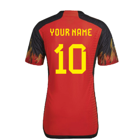 2022-2023 Belgium Authentic Home Shirt (Your Name)