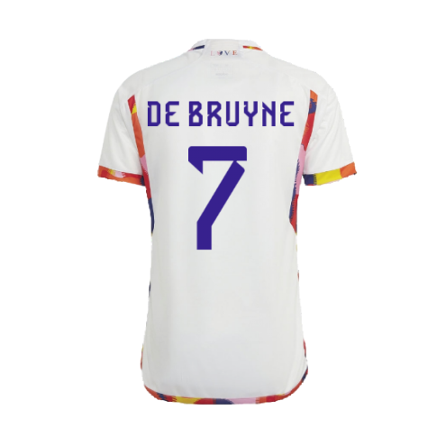 2022-2023 Belgium Away Shirt (DE BRUYNE 7)