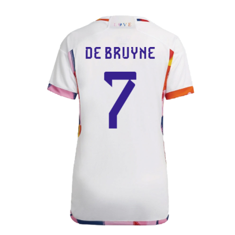 2022-2023 Belgium Away Shirt (Ladies) (DE BRUYNE 7)